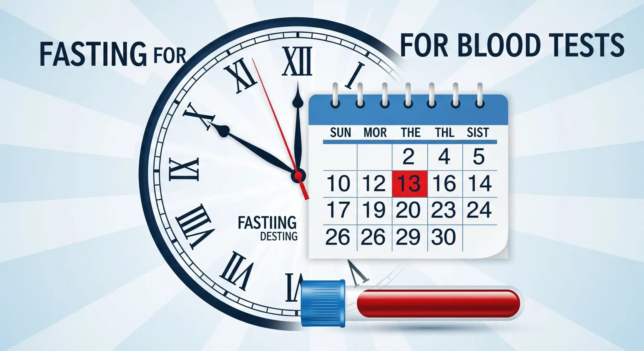 how many hours fasting for blood test